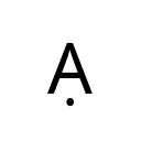 LATIN CAPITAL LETTER A WITH DOT BELOW Latin Extended Additional Unicode U+1EA0