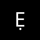 LATIN CAPITAL LETTER E WITH DOT BELOW Latin Extended Additional Unicode U+1EB8