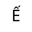 LATIN CAPITAL LETTER E WITH CIRCUMFLEX AND ACUTE Latin Extended Additional Unicode U+1EBE