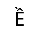 LATIN CAPITAL LETTER E WITH CIRCUMFLEX AND GRAVE Latin Extended Additional Unicode U+1EC0