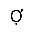 LATIN CAPITAL LETTER O WITH HORN AND DOT BELOW Latin Extended Additional Unicode U+1EE2