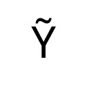 LATIN CAPITAL LETTER Y WITH TILDE Latin Extended Additional Unicode U+1EF8