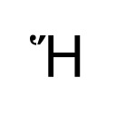 GREEK CAPITAL LETTER ETA WITH DASIA AND OXIA Greek Extended Unicode U+1F2D