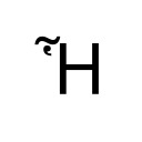 GREEK CAPITAL LETTER ETA WITH DASIA AND PERISPOMENI Greek Extended Unicode U+1F2F