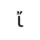 GREEK SMALL LETTER IOTA WITH PSILI AND OXIA Greek Extended Unicode U+1F34