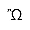 GREEK CAPITAL LETTER OMEGA WITH PSILI AND VARIA Greek Extended Unicode U+1F6A