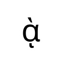 GREEK SMALL LETTER ALPHA WITH VARIA AND YPOGEGRAMMENI Greek Extended Unicode U+1FB2