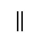 DOUBLE VERTICAL LINE General Punctuation Unicode U+2016