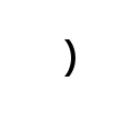 SUPERSCRIPT RIGHT PARENTHESIS Superscripts and Subscripts Unicode U+207E