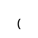 SUBSCRIPT LEFT PARENTHESIS Superscripts and Subscripts Unicode U+208D