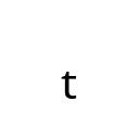 LATIN SUBSCRIPT SMALL LETTER T Superscripts and Subscripts Unicode U+209C