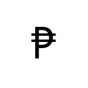 PESO SIGN Currency Symbols Unicode U+20B1