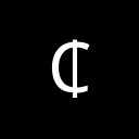 CEDI SIGN Currency Symbols Unicode U+20B5