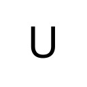 LATIN CAPITAL LETTER U Basic Latin Unicode U+55