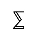 DOUBLE-STRUCK N-ARY SUMMATION Letterlike Symbols Unicode U+2140