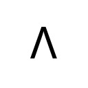 GREEK CAPITAL LETTER LAMDA Greek and Coptic Unicode U+39B